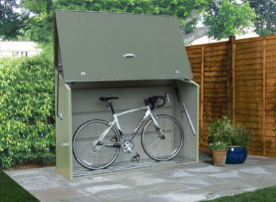 Coffre à vélos en métal galvanisé pour votre jardin